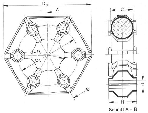 Giubo Coupling Replacement for 88262