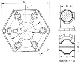 Giubo Coupling Replacement for 88264
