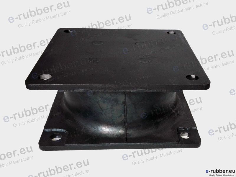 Roller Drum Antivibration Mount 180x180x80 4 Screw holes D13 centers 147x147 - Image 2