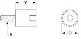 M-F Cylinder Mount