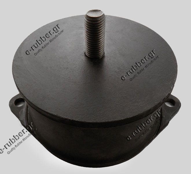 Roller Drum Antivibration Mount D170x90 M20 OVAL centers 205 2xD15 (PN 06129901 - 06129902) - Image 3