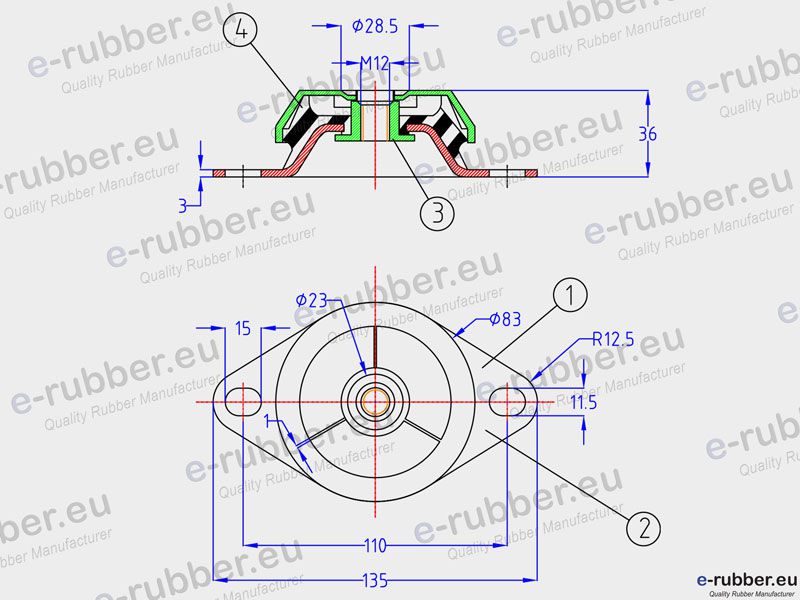 CCS 80 M12 Mount - Image 4