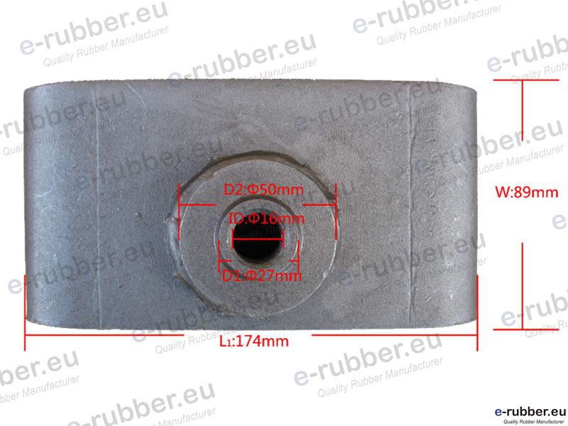 Engine Mount for Hitachi EX200-6 - ZX200 Rear - Image 4