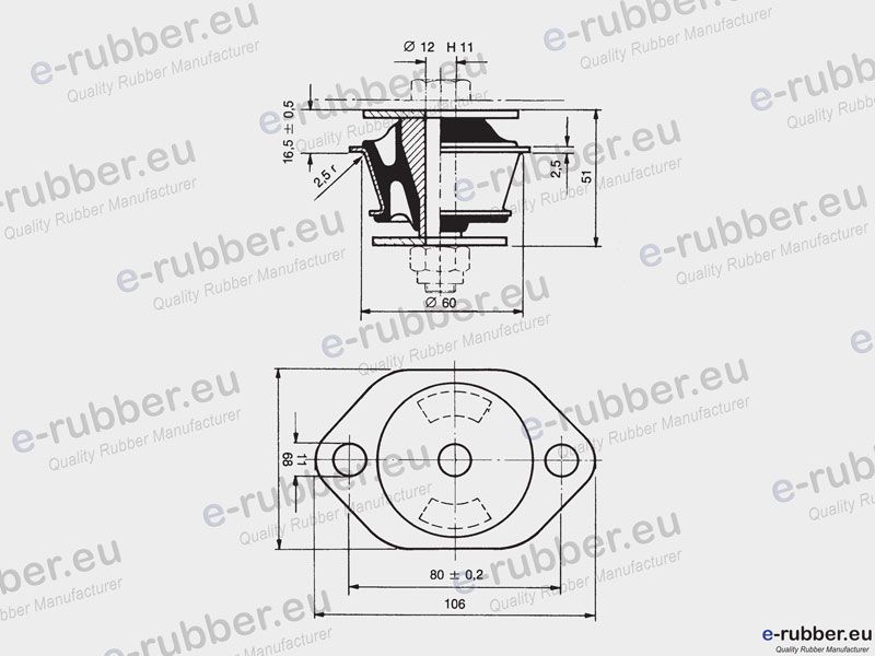 FM 7944 Ø12 Mount - Image 2