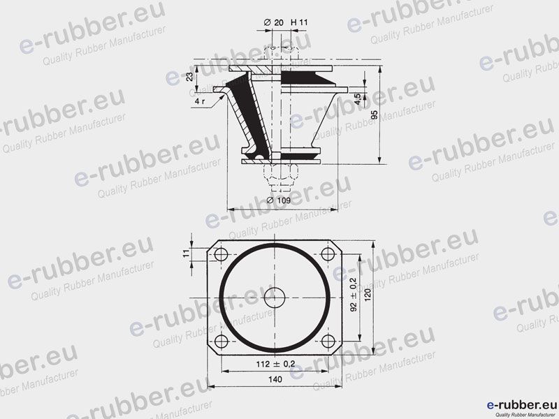 FM 7988 Ø20 Mount - Image 3